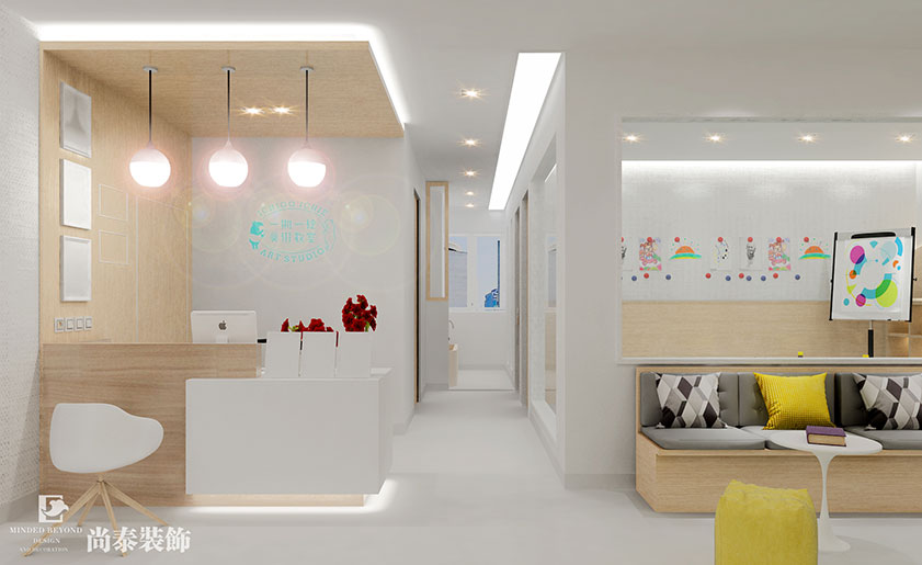 130㎡兒童美術(shù)培訓(xùn)學(xué)校設(shè)計 | 一期一繪