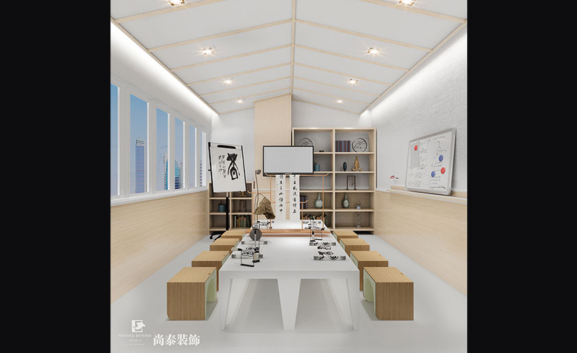 130㎡兒童美術(shù)培訓(xùn)學(xué)校設(shè)計 | 一期一繪