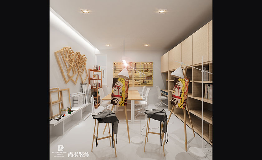 130㎡兒童美術(shù)培訓(xùn)學(xué)校設(shè)計 | 一期一繪