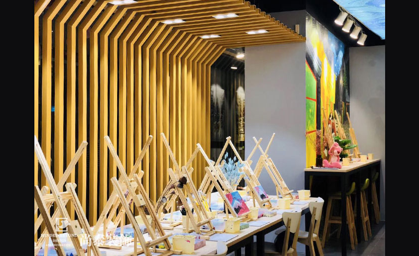 100㎡繪畫館裝修實景圖-視覺美術(shù)繪館