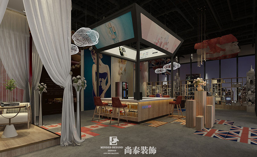 200㎡混搭風(fēng)格美容院裝修 | 幸?？湛? width=