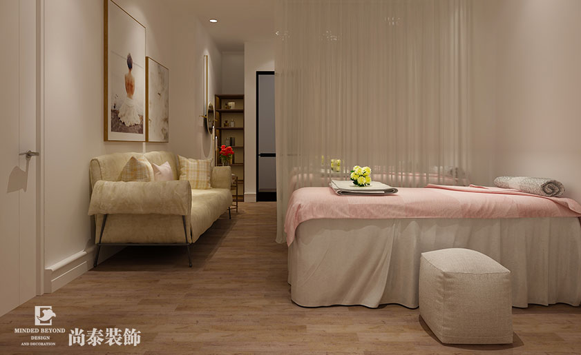 200㎡混搭風(fēng)格美容院裝修 | 幸福空客