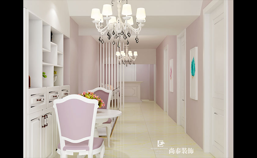 200m2 美容美發(fā)店裝修設(shè)計 | 天意國際