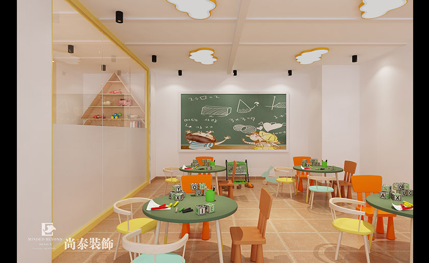 116平米混搭風(fēng)早教中心裝修設(shè)計(jì) | KIDSOUL