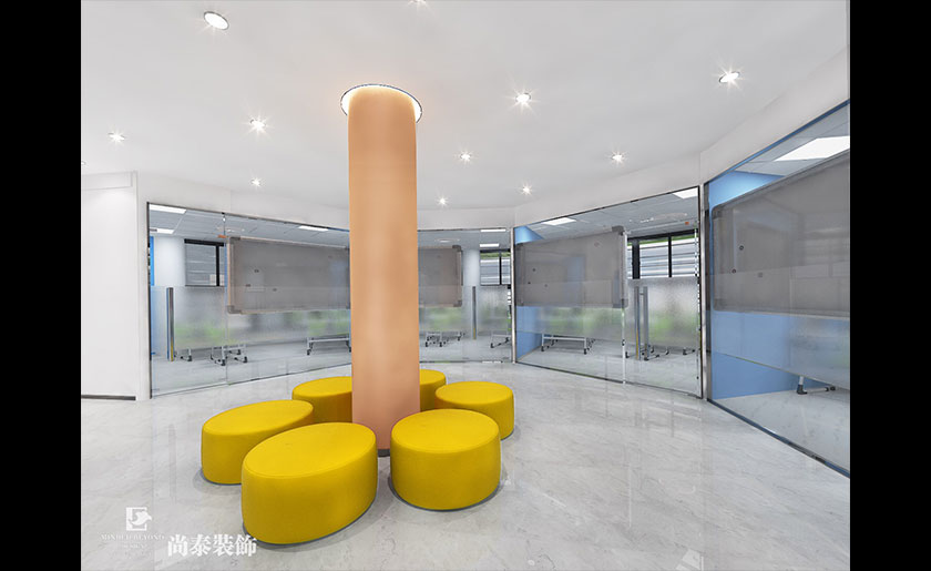 500㎡ 中小學課外教育機構(gòu)裝修設計 | 博龍教育