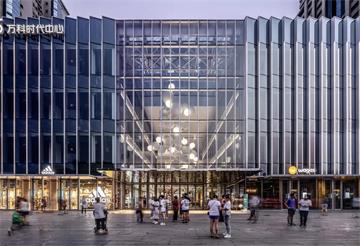 辦公、購物、娛樂于一體的商業(yè)空間裝修設(shè)計，別具一格