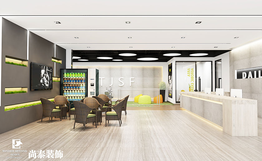 800㎡ 健身會所裝修設(shè)計實景圖 | 每日健身