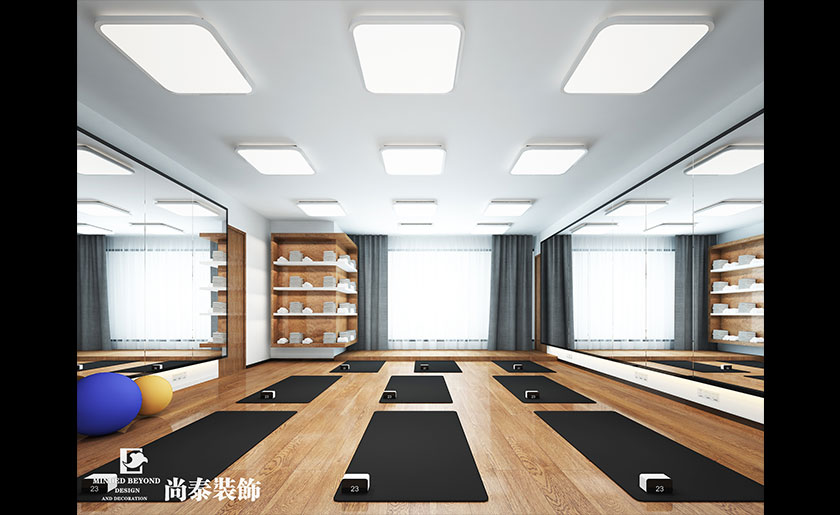 800㎡ 健身會所裝修設(shè)計實景圖 | 每日健身