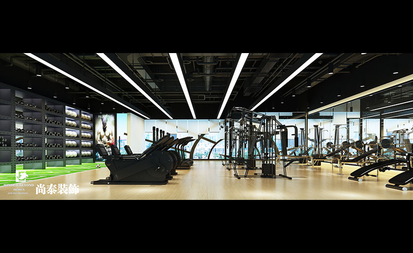 800㎡ 健身會所裝修設(shè)計實景圖 | 每日健身