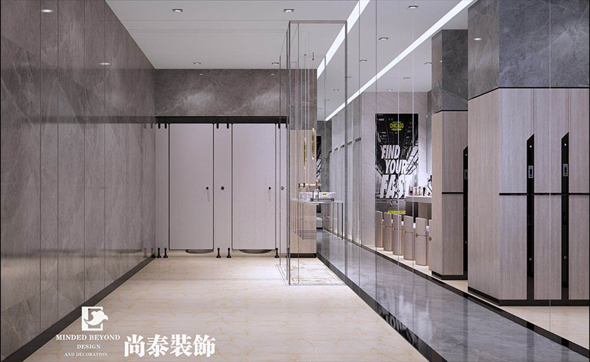 800㎡ 健身會所裝修設(shè)計實景圖 | 每日健身