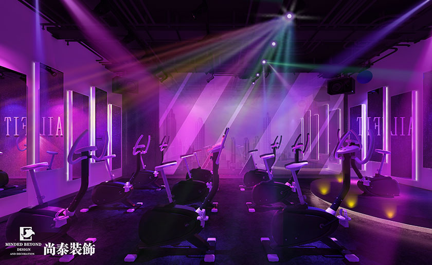 800㎡ 健身會所裝修設(shè)計實景圖 | 每日健身