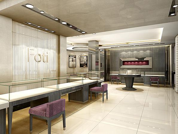 高端質(zhì)感珠寶店裝修設(shè)計(jì) | Foti珠寶
