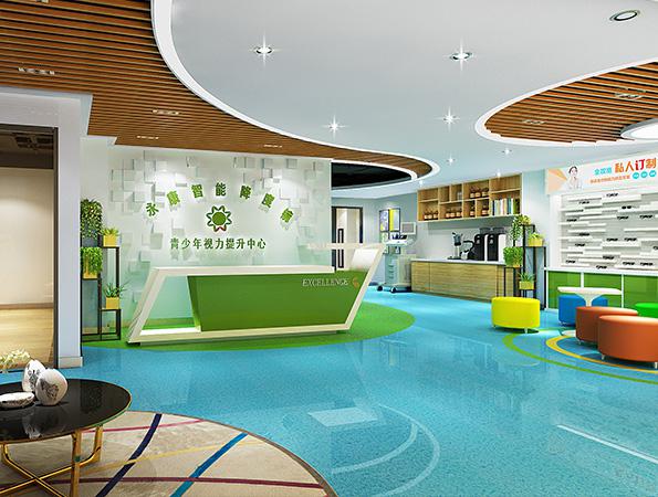 185㎡現(xiàn)代簡約風(fēng)格眼鏡店裝修 | 永康智能降度鏡