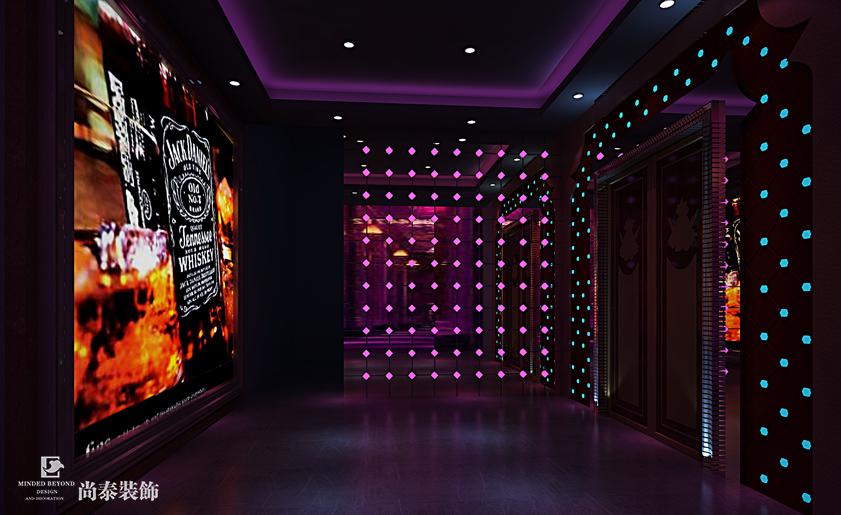 簡約時尚KTV設(shè)計效果圖-Magic KTV