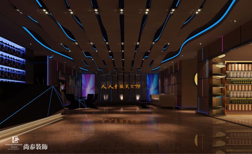 量販?zhǔn)終TV裝修效果圖-人人KTV