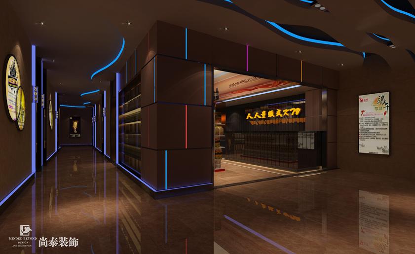 量販?zhǔn)終TV裝修效果圖-人人KTV