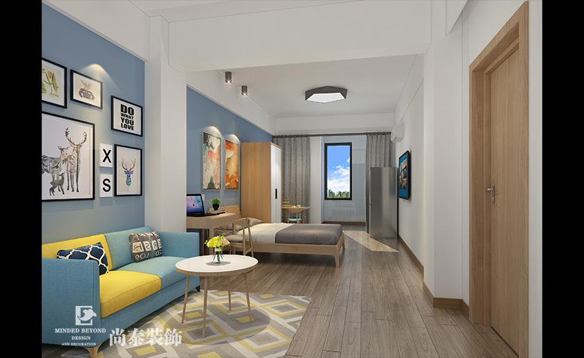 1400平米公寓裝修設(shè)計(jì)效果圖 | 新湖村公寓
