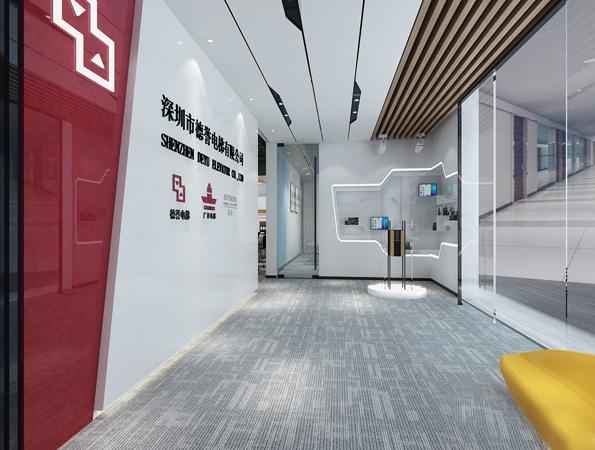 100m2 電梯公司辦公室設(shè)計 | 德譽電梯