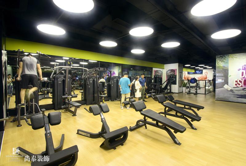 健身會所裝修設(shè)計(jì)實(shí)拍圖