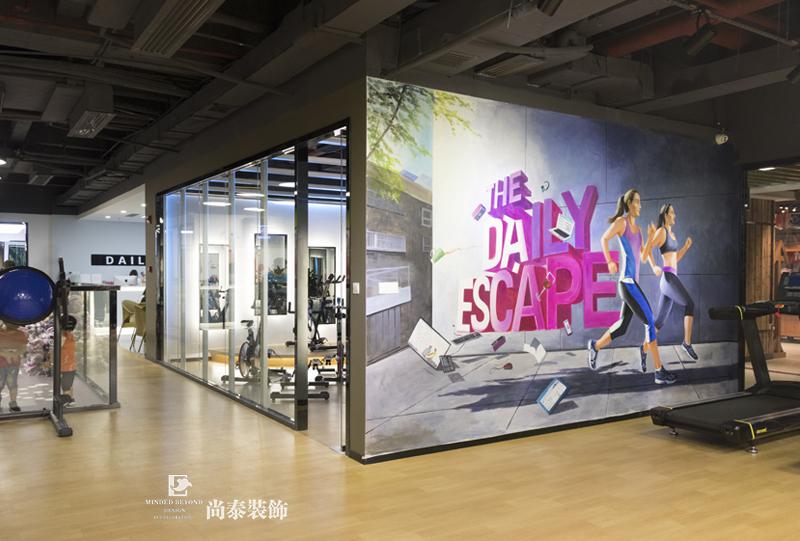 健身會所裝修設(shè)計(jì)實(shí)拍圖