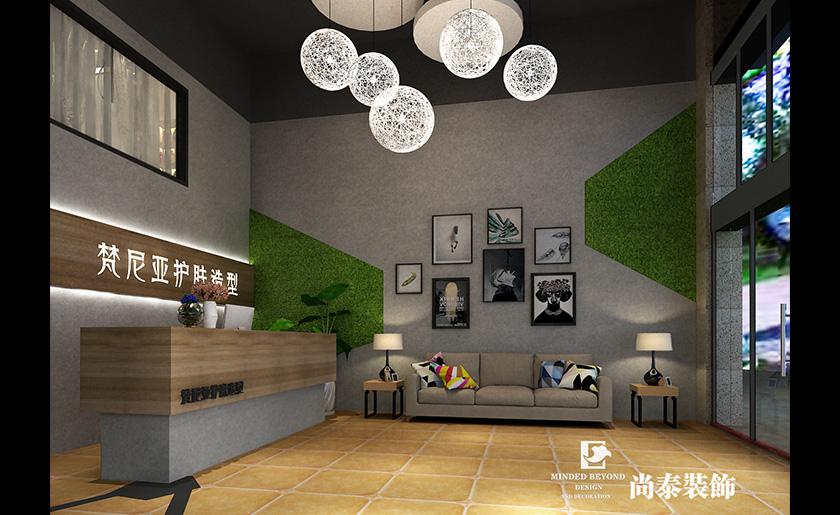 260平米工業(yè)風(fēng)美容美發(fā)店設(shè)計 | 梵尼亞護(hù)膚造型