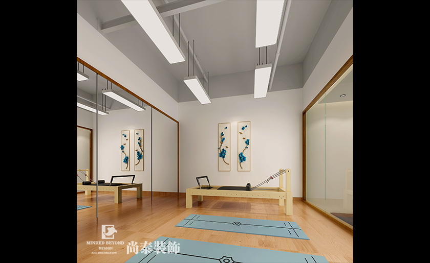 200平米瑜伽普拉提會所裝修設(shè)計 | 瑜美瑜伽