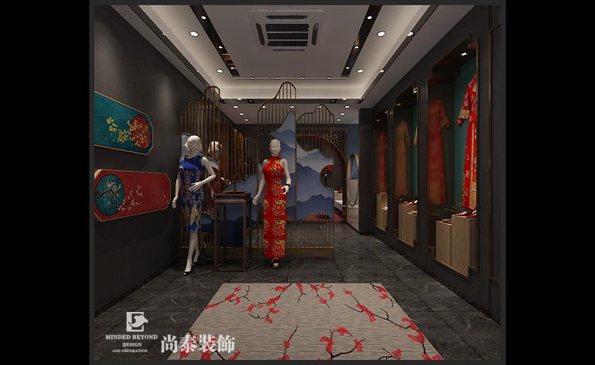 30平米中式婚嫁服裝店裝修設計 | 黛雪嫁妝