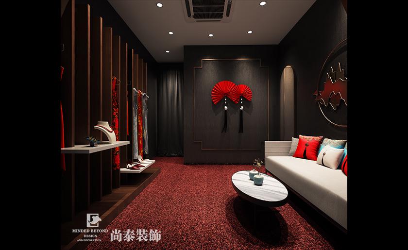 30平米中式婚嫁服裝店裝修設計 | 黛雪嫁妝