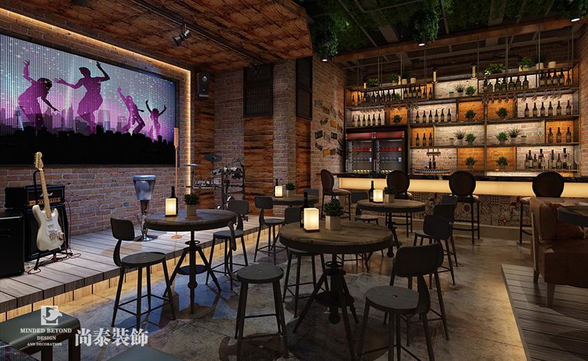 70平米復(fù)古風(fēng)清吧裝修設(shè)計 | Space清吧