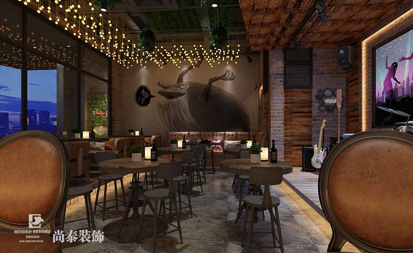 70平米復(fù)古風(fēng)清吧裝修設(shè)計 | Space清吧