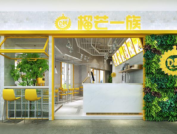 70平米極簡風(fēng)奶茶店設(shè)計(jì) | 榴芒一族