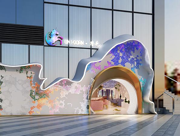 300平米海洋唯美甜品店裝修設(shè)計(jì) | 獸色