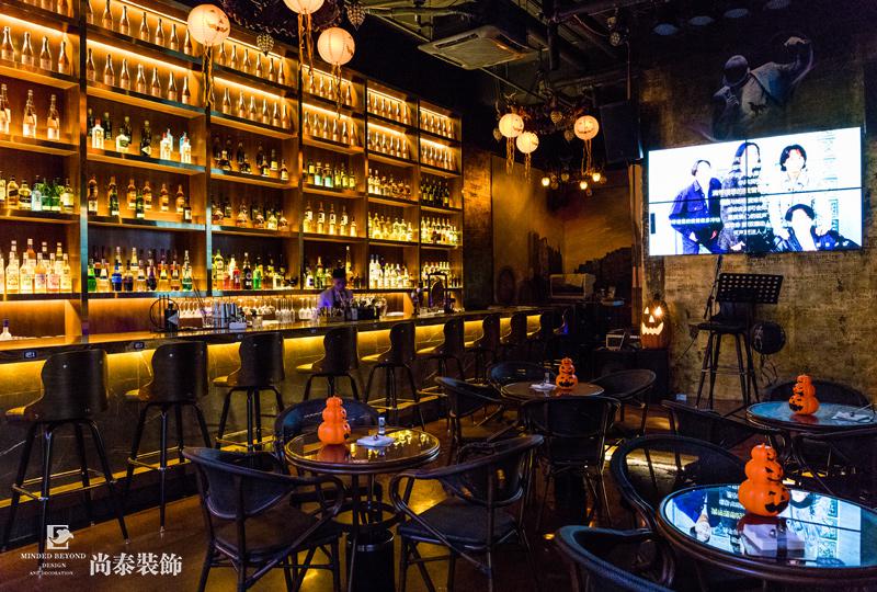 酒吧大廳裝修實(shí)景圖 