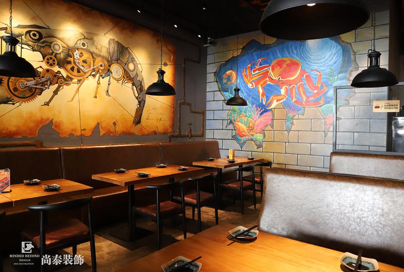 餐廳一角裝修實(shí)景圖