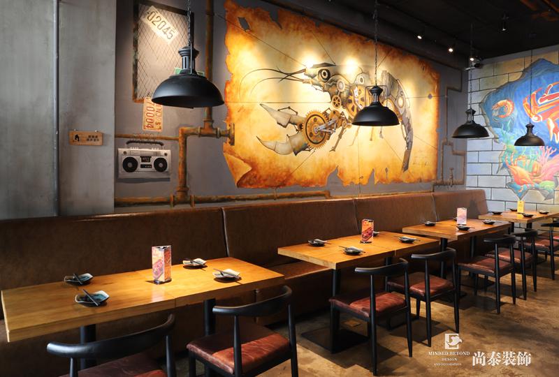 餐廳用餐區(qū)裝修實(shí)景圖