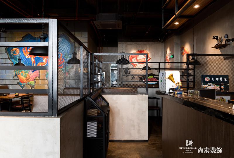 餐廳收銀臺(tái)裝修實(shí)景圖