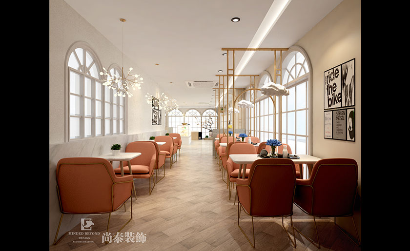 奶茶店裝修設(shè)計(jì)效果圖