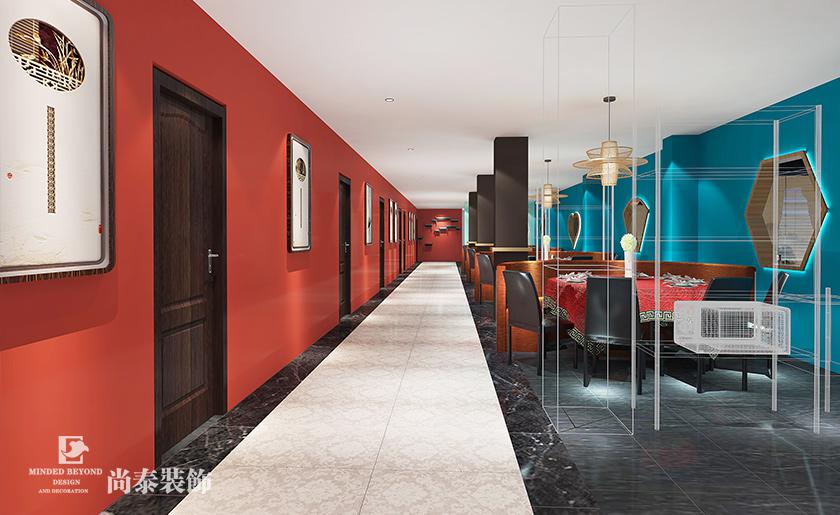 佛山300平米中式經(jīng)典湘菜設(shè)計(jì)