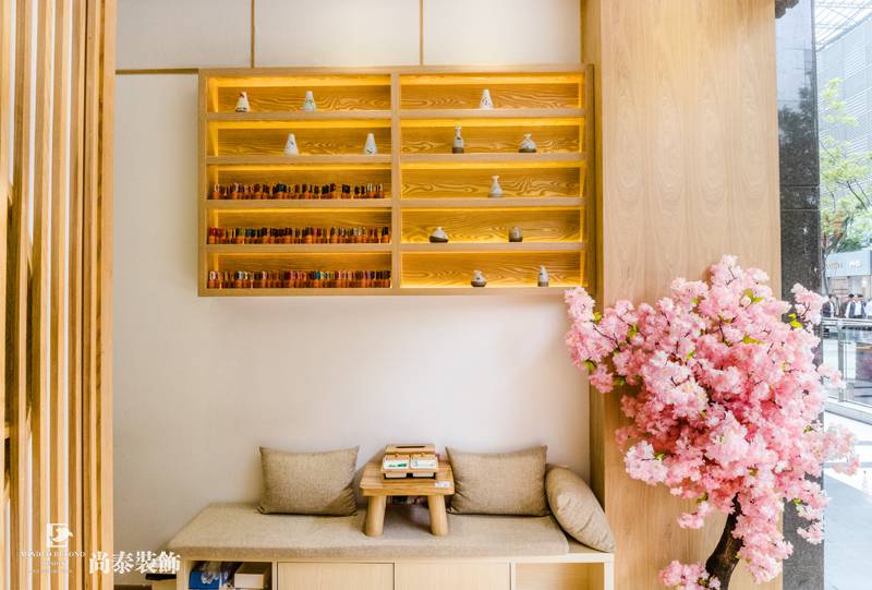 物料展示區(qū)裝修實(shí)景圖