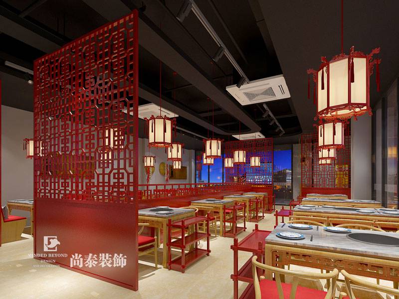 火鍋店裝修效果圖