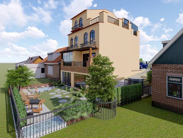 400平米惠州溫泉民宿裝修設(shè)計(jì) | 南昆山溫泉谷