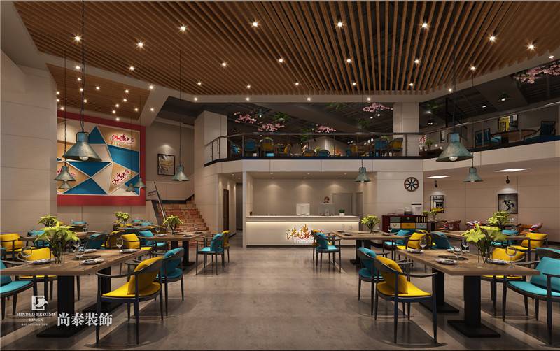 400㎡火鍋店裝修設(shè)計欣賞