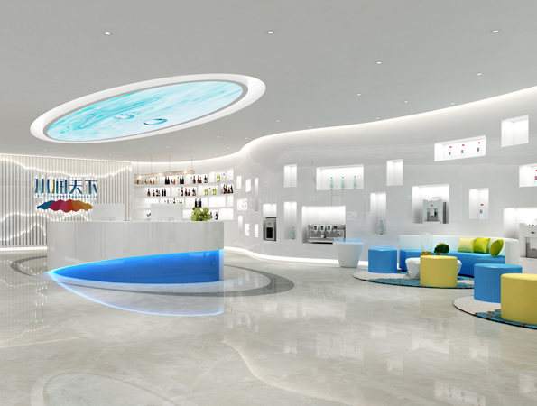 885㎡現(xiàn)代簡約辦公室裝修設(shè)計 | 水潤天下