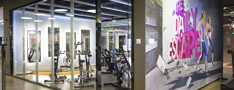 健身會所裝修設(shè)計實拍圖欣賞，領(lǐng)略健身之道