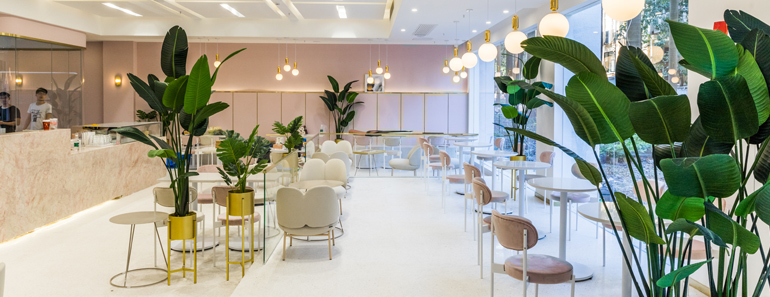 甜品店裝修實景圖鑒賞，讓生活多點甜