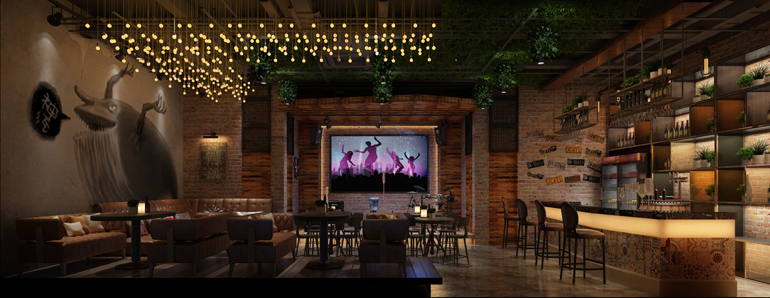 70平米清吧裝修設(shè)計效果圖鑒賞，讓生活多點靜謐