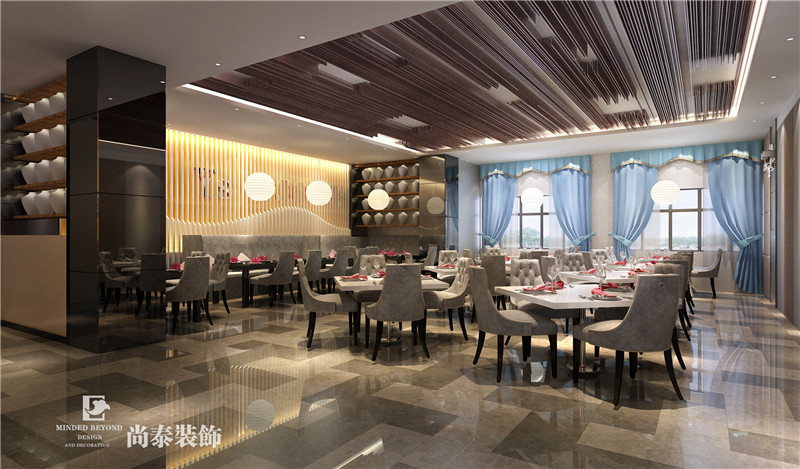 酒店餐廳裝修效果圖