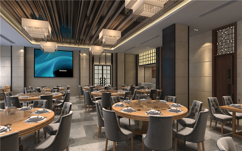 酒店餐廳設(shè)計效果圖 酒店餐廳設(shè)計效果圖