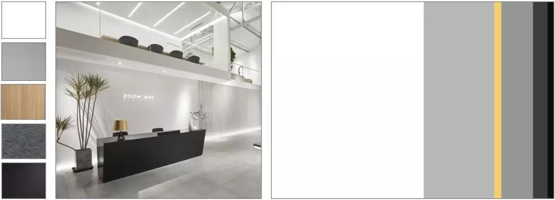 服裝公司辦公室裝修設計色彩組合