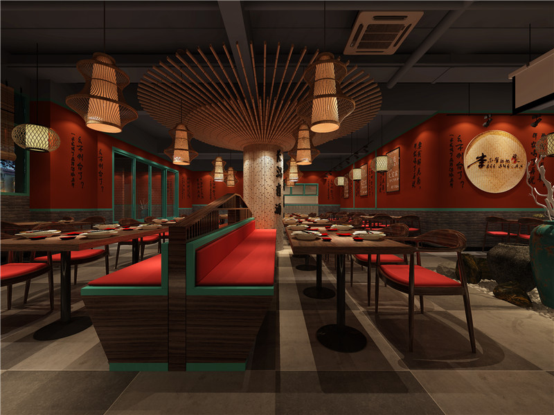 快餐店裝修設計效果圖 快餐店裝修設計效果圖